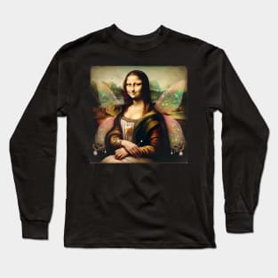 Mona Lisa Tooth Fairy Magic Tee - National Tooth Fairy Day Exclusive Long Sleeve T-Shirt